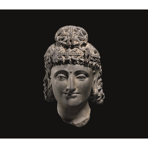 Magnificent head of Maitreya, Buddha
